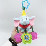 Cartoon stitch elephant donkey plush toys baby rattle Hand Bell Baby Stroller Crib Hanging Rattles Christmas birthday gifts