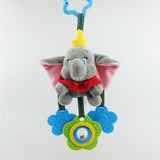 Cartoon stitch elephant donkey plush toys baby rattle Hand Bell Baby Stroller Crib Hanging Rattles Christmas birthday gifts