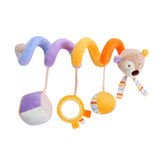 Rattles Mobile To Bed Baby Toys Cute Crib Stroller Spiral Newborn 0-12 Months Educational Cartoon Animals Soft Infant Rattle Toy