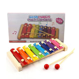 2020 New Toy Xylophone Children's Educational Toy Wooden Eight-Notes Frame Style Xylophone Children Kids Baby Musical Funny Toys